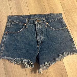 Womens wrangler distressed wrangler shorts